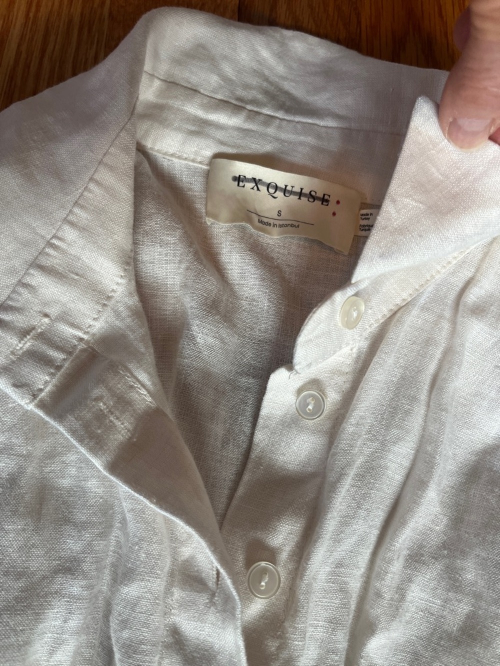 Anthropologie x Exquise Tobie Linen Maxi Dress Size Small NWT - Picture 11 of 16